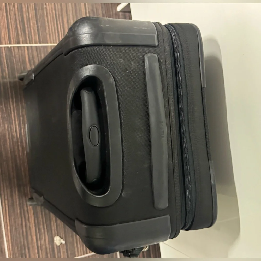 TUMI Black Rolling Carry-On Suitcase